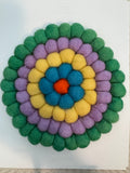 Handmade Nepal Wool Felt Coaster