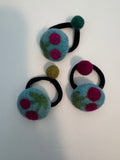 Handmade Nepalese Wool Felt Hair Accessory