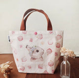 Rose Bunny Tote Bag