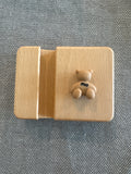 Natural Beech Wood Phone Stand