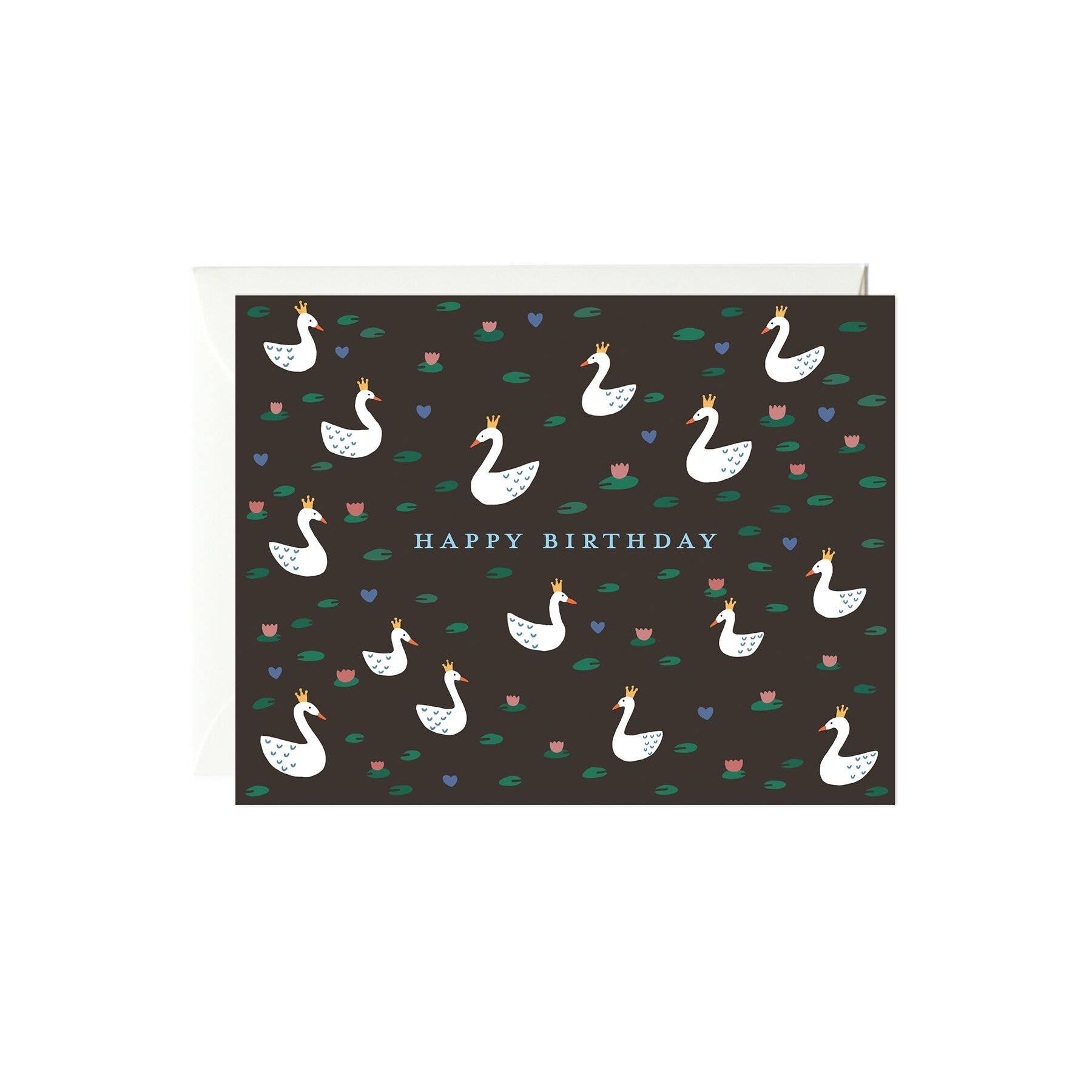 Birthday Swans Card