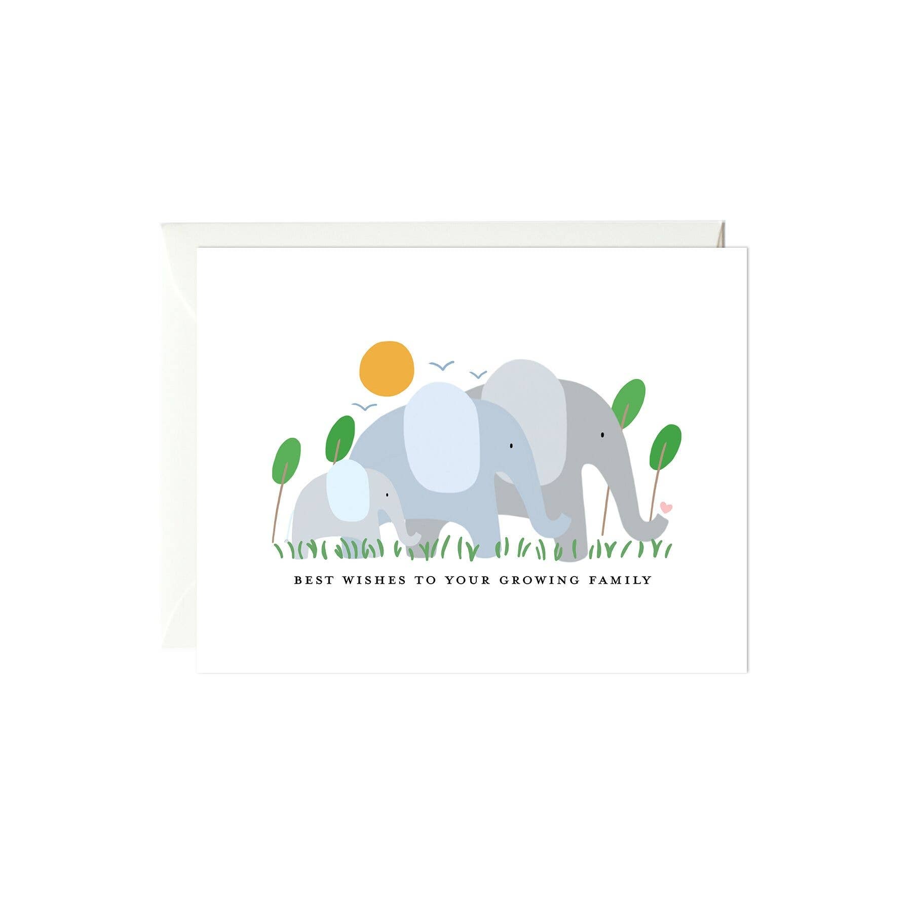 Elephant Family Card