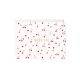 Cherries Thank You Gold Foil Card
