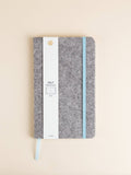 Light Grey Felt Cover Journal