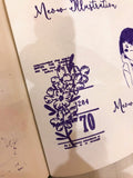 Meow Illustration - Maple wood stamp A