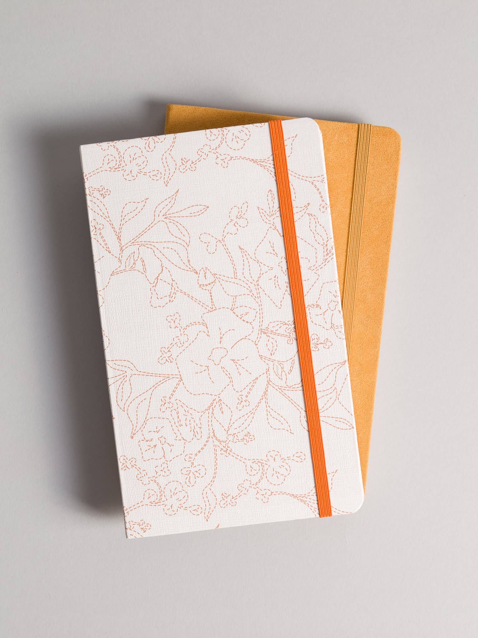 Fresh Foliage Textured Hardcover Journals - Set of 2