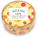 World Craft Yellow Flower- Washi Tape