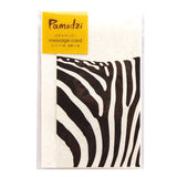 Zebra mini Message Card