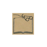 Glasses sticky note