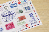 Mail Stamps - Mu print-on sticker