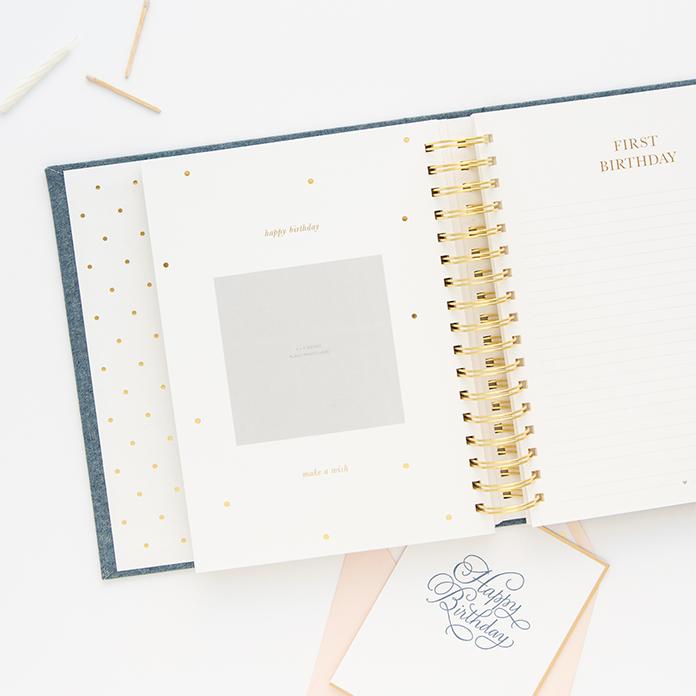 Sugar Paper Baby book - Chambray