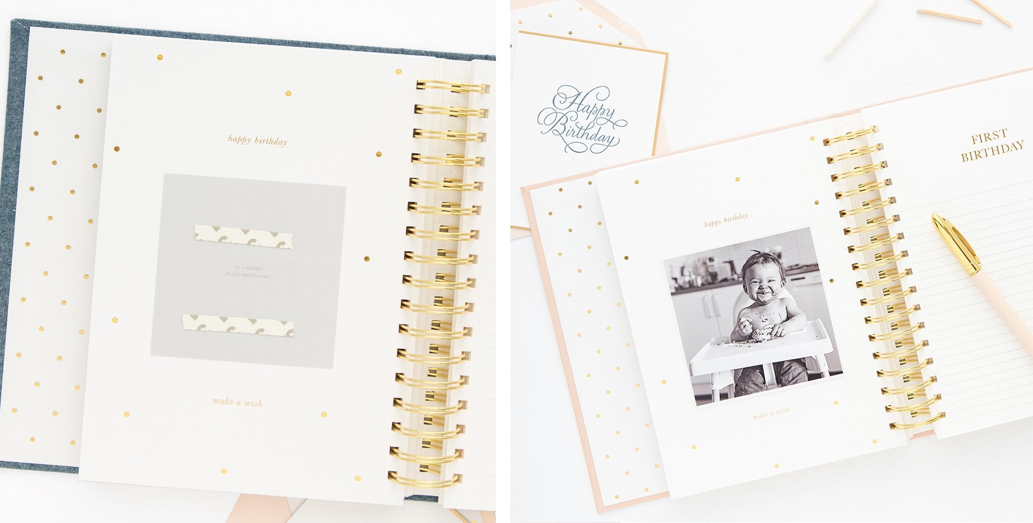 Sugar Paper Baby book - Chambray