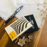 Zebra mini Message Card