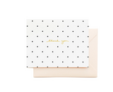 Polka Dot Thank You Card