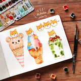 Shiba Inu Shaved Ice Sticker