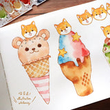 Shiba Inu Shaved Ice Sticker