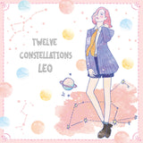 12 Constellation Girls Sticker