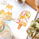 Shiba Inu Shaved Ice Sticker