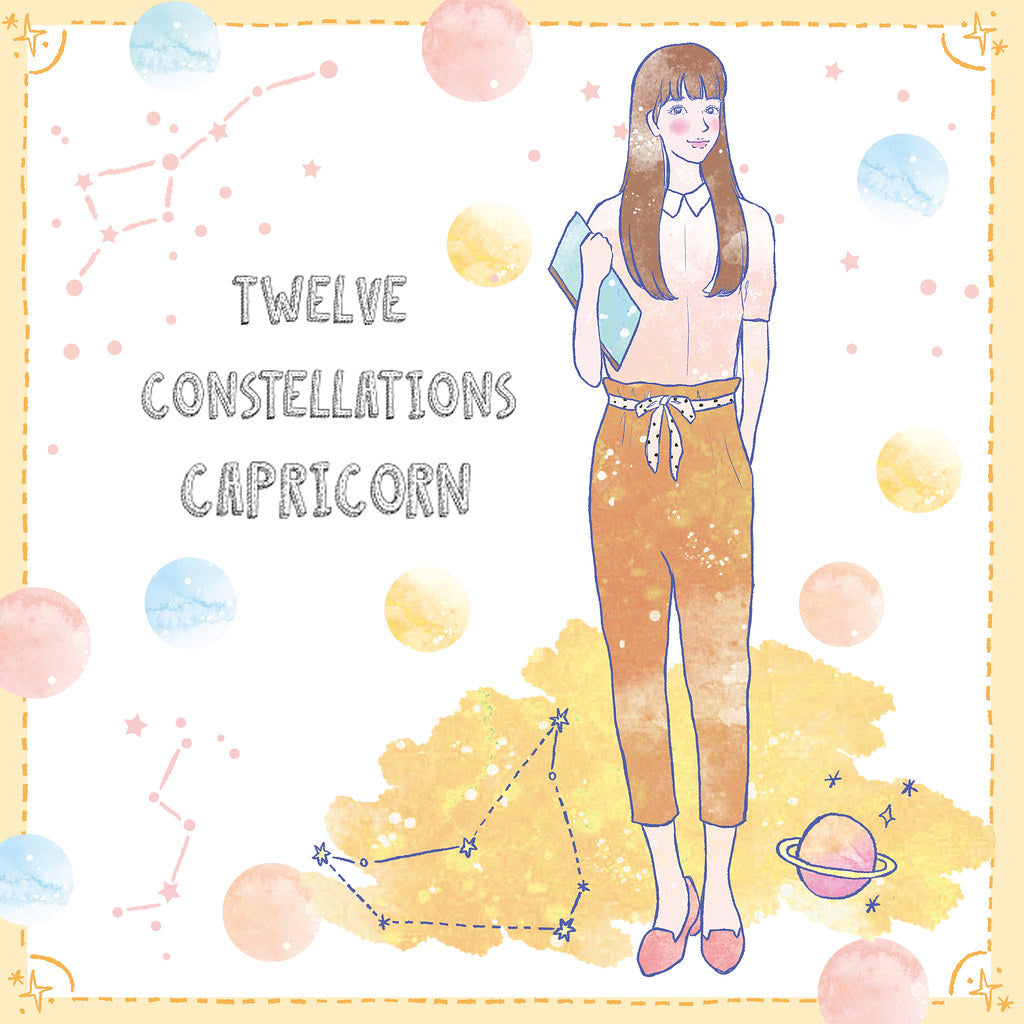 12 Constellation Girls Sticker
